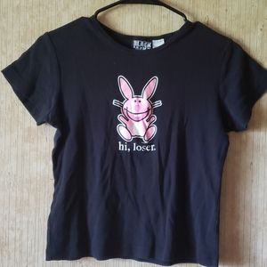 Happy Bunny "hi loser" shirt